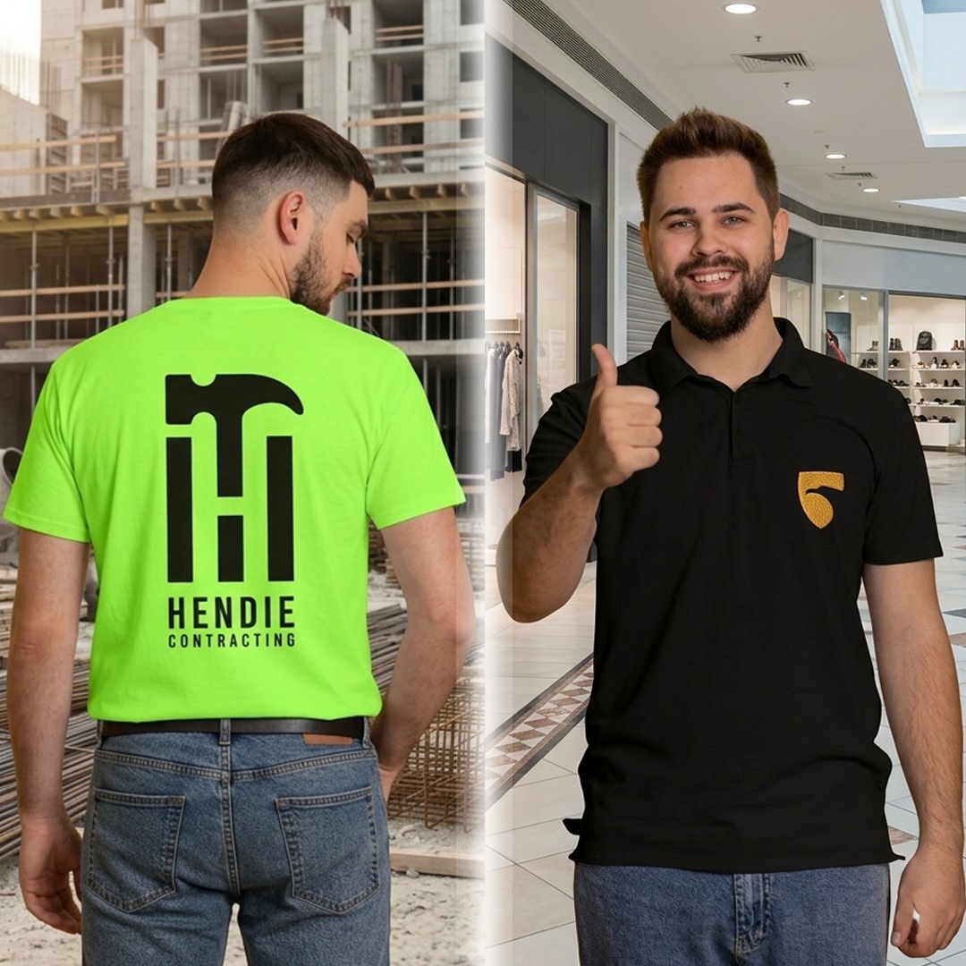 Promotional shirts for business branding