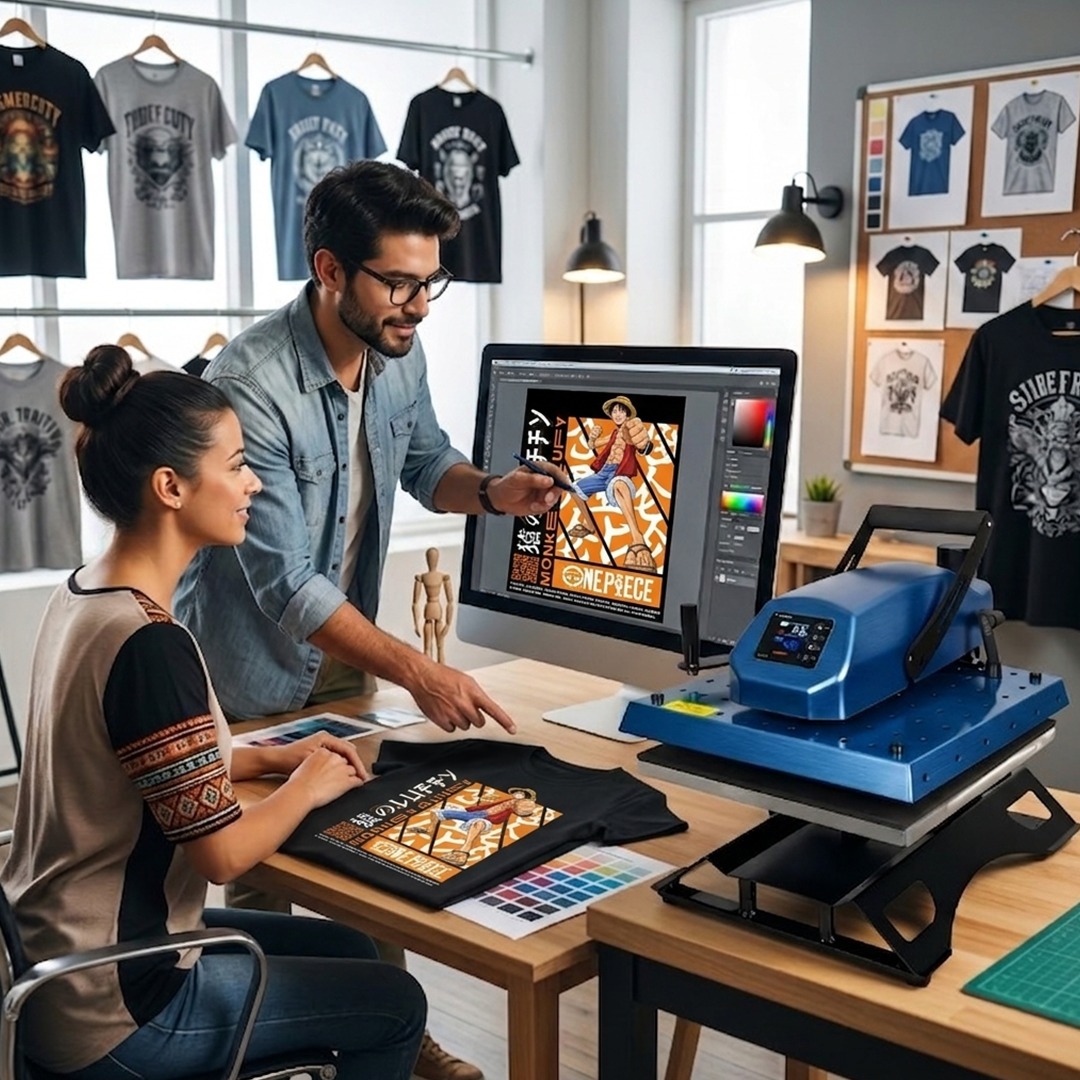 Local print shop producing custom t-shirts