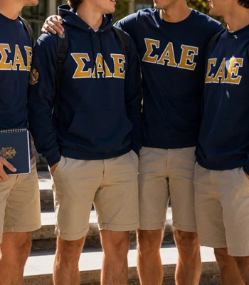 Custom fraternity shirts and hoodies with Greek letters in Miami