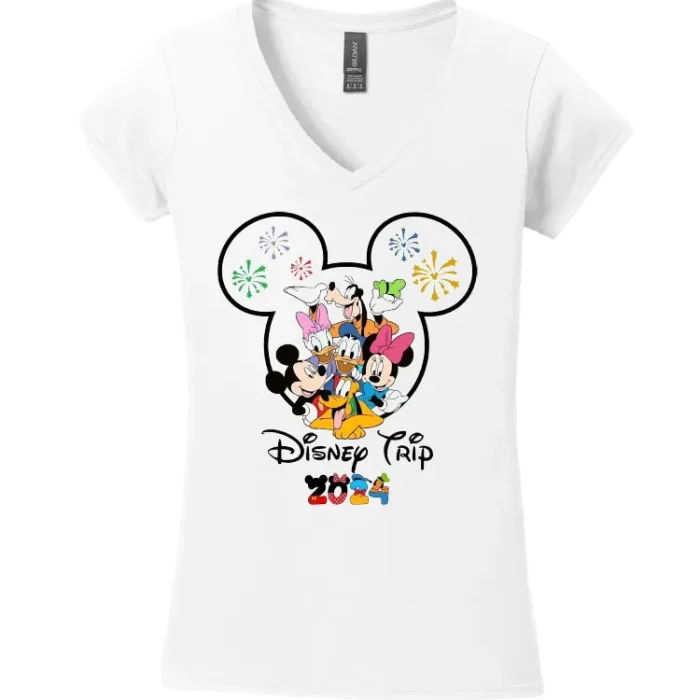 disney-trip-family-shirt-2024-custom-tees Custom printed Disney Trip 2024 family shirt with character artwork